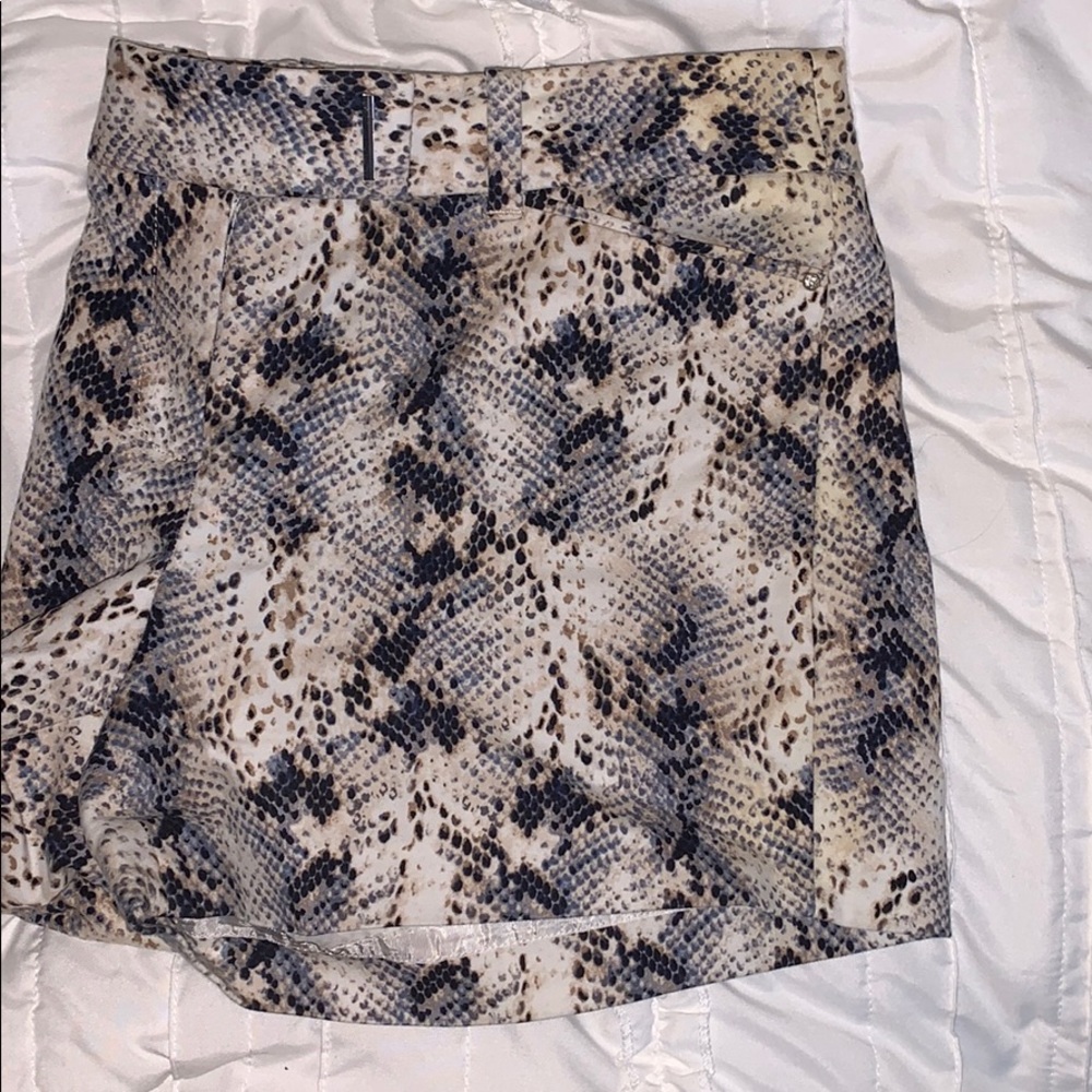 Cute snake print shorts